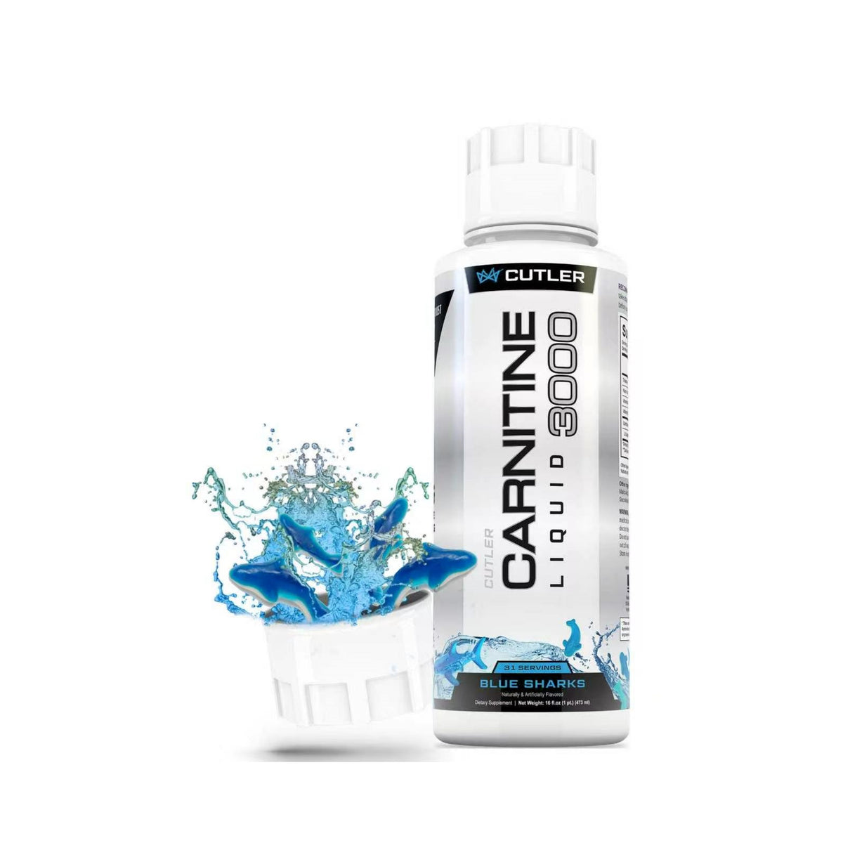 Cutler Nutrition Liquid L-Carnitine Fat Burner Supplement with Acetyl L-Carnitine & L-Carnitine Tartrate - Fat Burner Formula for Optimal Absorption, Energy & Muscle Support