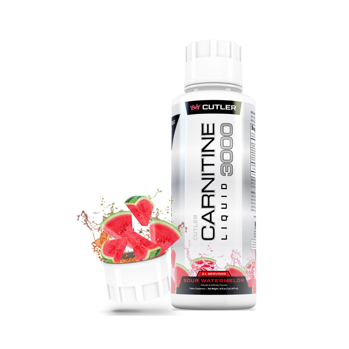 Cutler Nutrition Liquid L-Carnitine Fat Burner Supplement with Acetyl L-Carnitine & L-Carnitine Tartrate - Fat Burner Formula for Optimal Absorption, Energy & Muscle Support